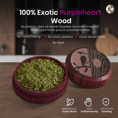 wooden weed grinder